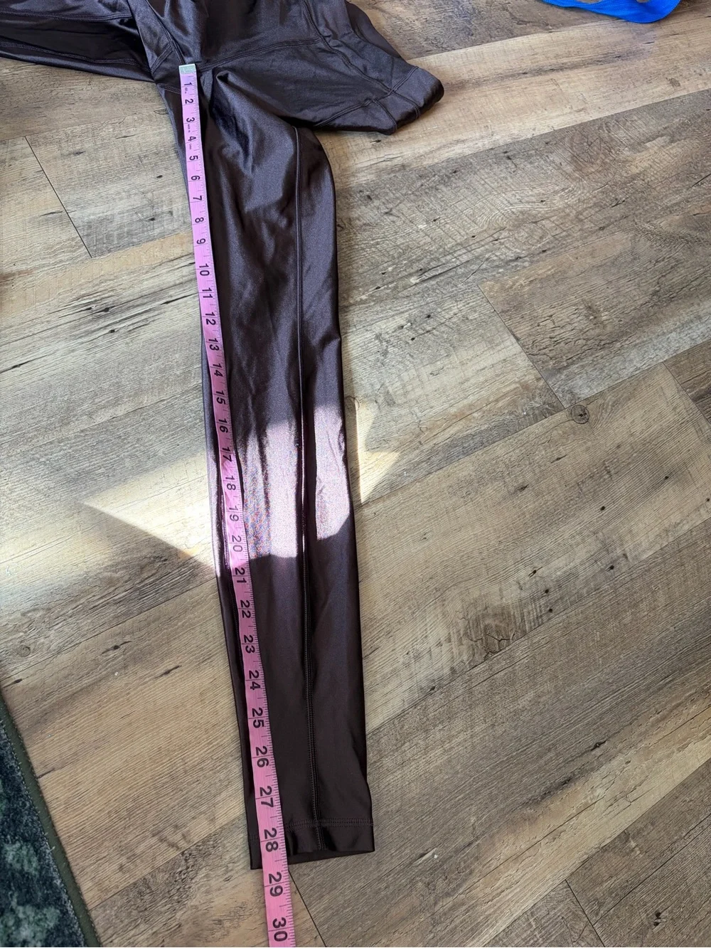 Lululemon Espresso Satin Shine High-Rise Tights Leggings Athleisure Workout
